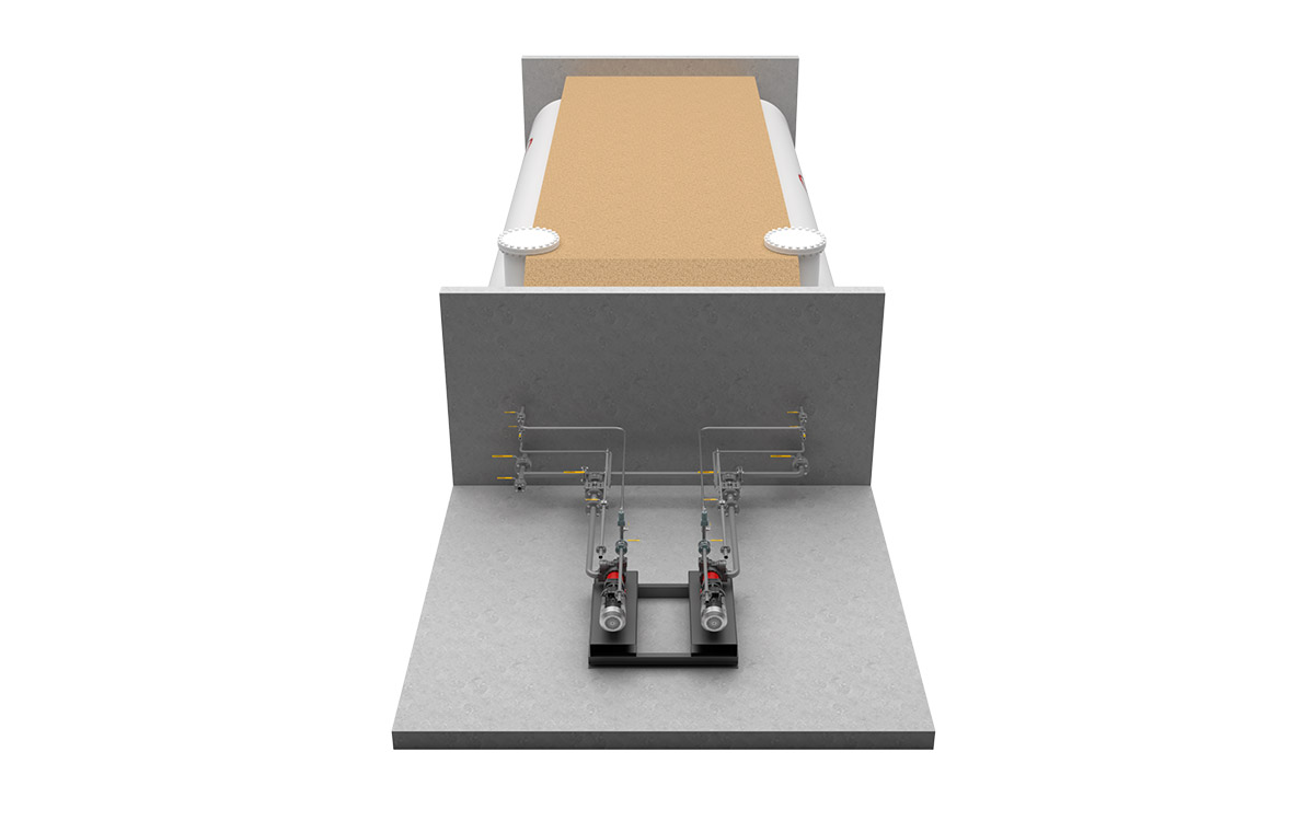 Modular Gas Filling, Dispensing and Pumping Stations with Underground Storage Tanks